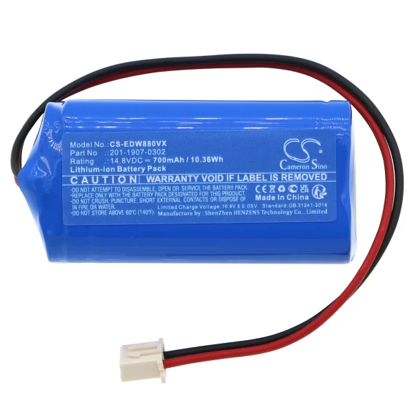 Ecovacs W880, Winbot 880 Series Replacement Battery 700mAh / 10.36Wh