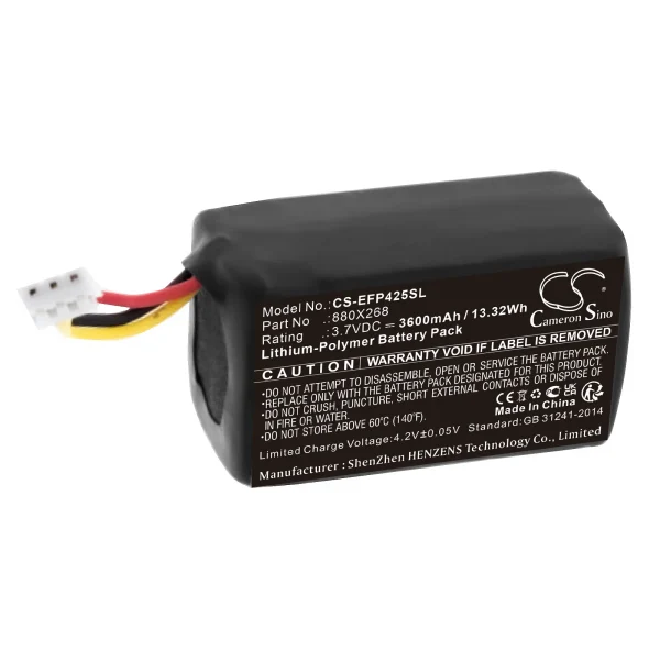 Elektronika ECFL 30, EDCT 20, EIT 10, ELQ 2+, ELQ 30, ELQ 30A+, ELQ 35 Series Replacement Battery 3600mAh / 25.92Wh - Image 2