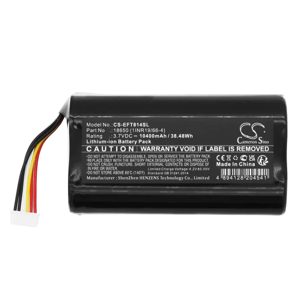 Eufy Cam 2 Pro, T8140R Series Replacement Battery 10400mAh / 38.48Wh