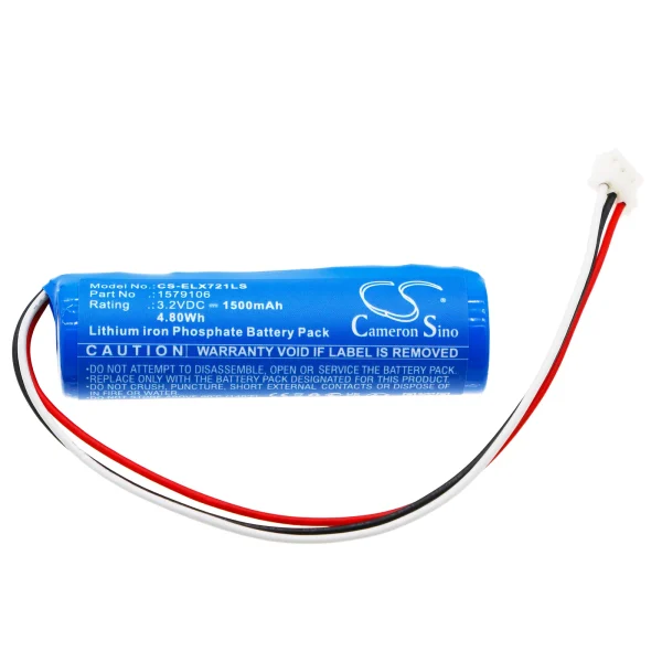 ESYLUX Serie SLA, SLB Revision 2022, SLC, SLD Revision 2022 Series Replacement Battery 1500mAh / 4.80Wh