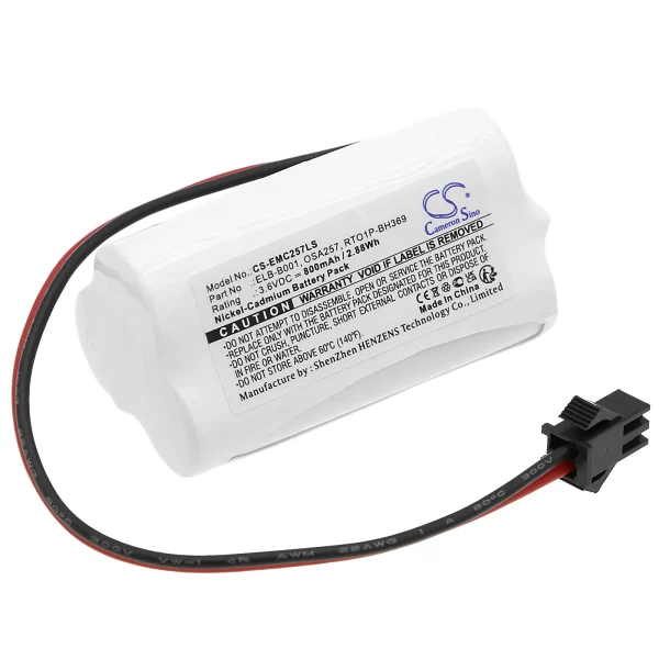 Lithonia EU2 LED, EU2LED, IPP-700AA Series Replacement Battery 800mAh / 2.88Wh - Image 2