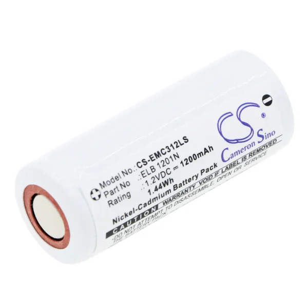 Lithonia LE S 1 R 120/277 EL N, LE S 1 R 120/277 EL N SD, LE S 2 R 120/277 EL N Series Replacement Battery 1200mAh / 1.44Wh - Image 2