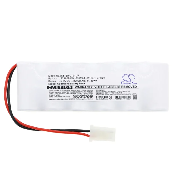 Lithonia LV S W R 120/277 ELN UM Series Replacement Battery 2000mAh / 14.40Wh