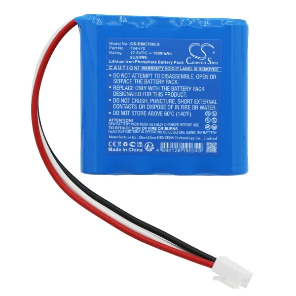 DUAL-LITE DYN6I Series Replacement Battery 1800mAh / 23.04Wh