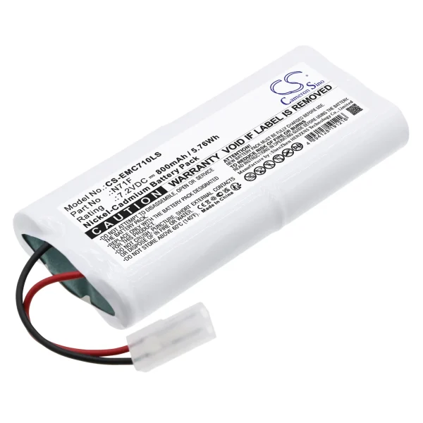 BIG BEAM ECHL1RWW, ECHL2RWW, ELEDX2R4, ELEDX2RU, ELEDX2RUCPY Series Replacement Battery 800mAh / 5.76Wh - Image 2