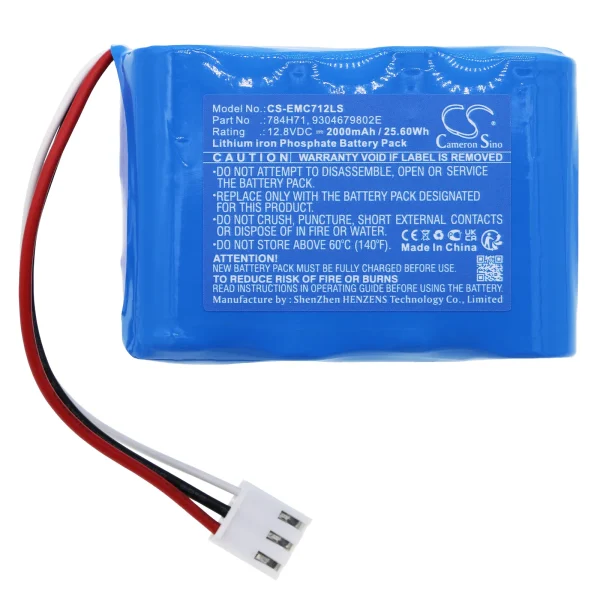 DUAL-LITE EVCH12 Series Replacement Battery 2000mAh / 25.60Wh