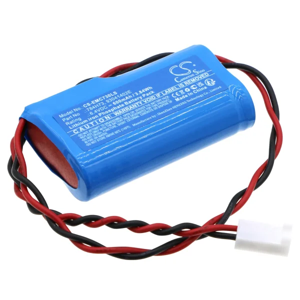 DUAL-LITE EVCUGW, EVCUGWDI, EVCURBD, EVCURW, EVCURWD, EVCURWDI Series Replacement Battery 600mAh / 3.84Wh - Image 2