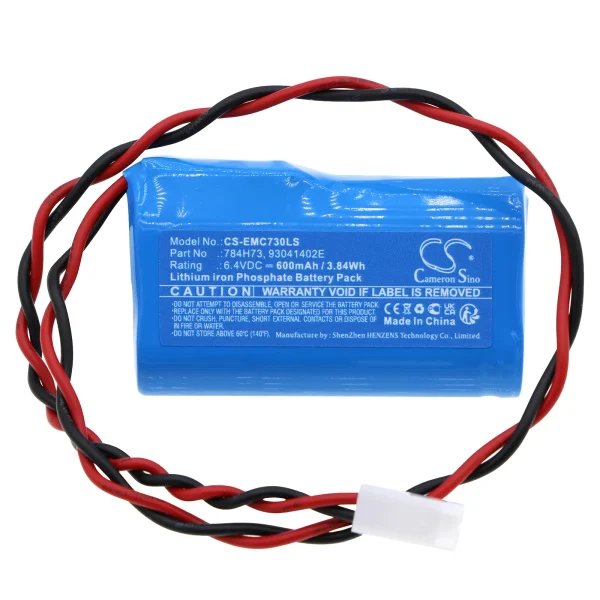 DUAL-LITE EVCUGW, EVCUGWDI, EVCURBD, EVCURW, EVCURWD, EVCURWDI Series Replacement Battery 600mAh / 3.84Wh