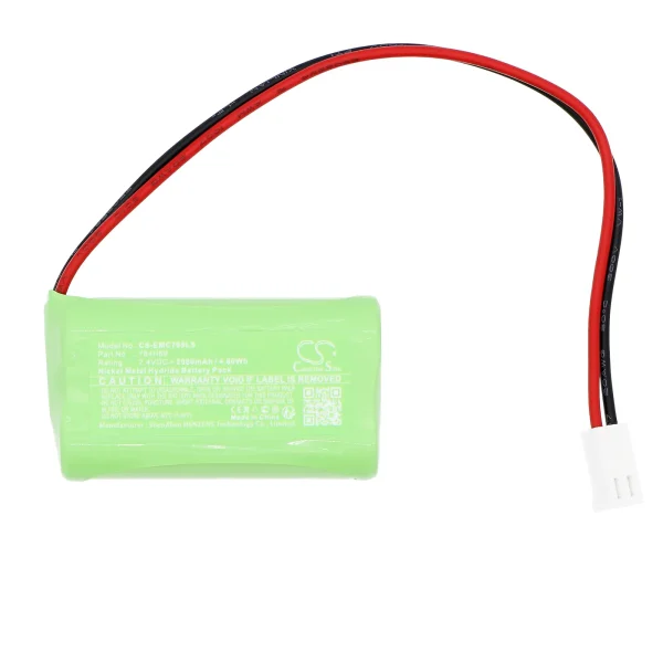 DUAL-LITE EV2D, EV2DI, EV2DI-24K, EV4D, EV4DB, EV4DI Series Replacement Battery 2000mAh / 4.80Wh