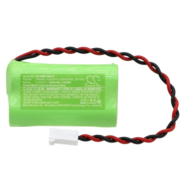 DUAL-LITE CV3REB, CV3REW, CVD1REBN, CVD1REW, CVD2REBN, CVD2REW, EV2 Series Replacement Battery 1500mAh / 3.60Wh