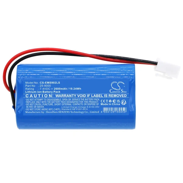 SATCO/NUVO Freedom Emergency Fixture ( 25 Series Replacement Battery 2600mAh / 19.24Wh