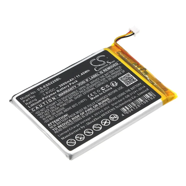 Eservice Smart D220 Series Replacement Battery 3000mAh / 11.4Wh - Image 2