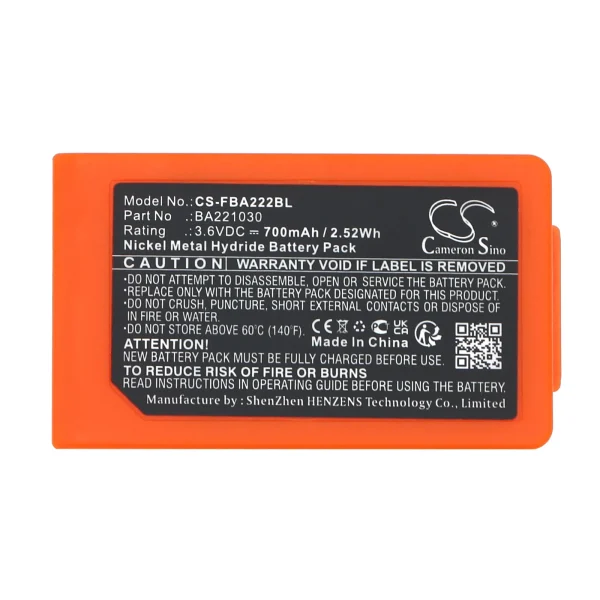 HBC Patrol S, Radiomatic RV Series Replacement Battery 700mAh / 2.52Wh