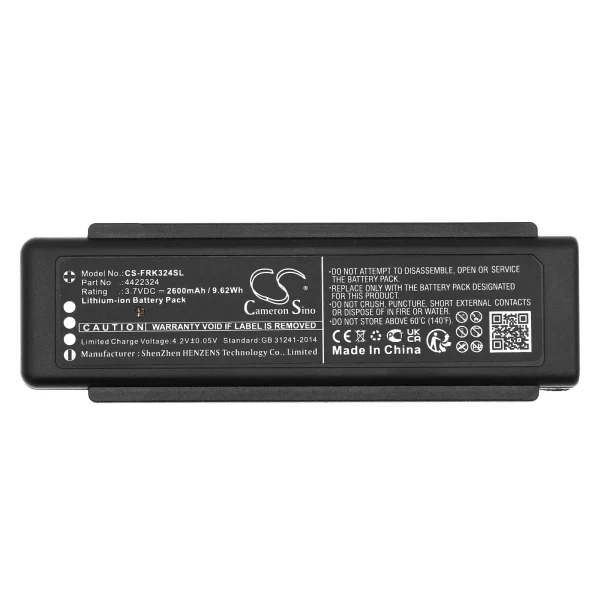 Fluke Raytek Raynger 3i Plus Series Replacement Battery 2600mAh / 9.62Wh