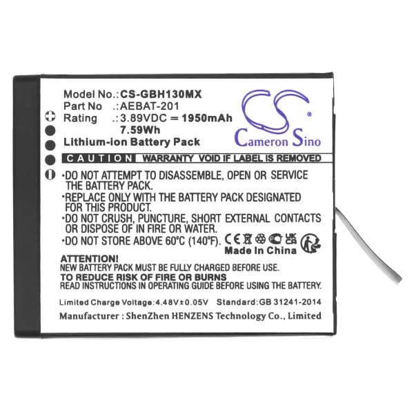 GoPro Hero 13 Series Replacement Battery 1950mAh / 7.59Wh