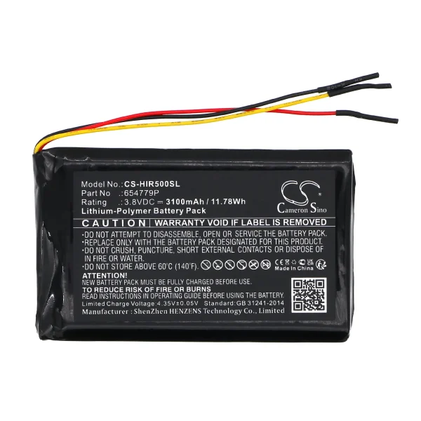 HiBy R5, R5 Hi-Res Portable Android Mus Series Replacement Battery 3100mAh / 11.78Wh