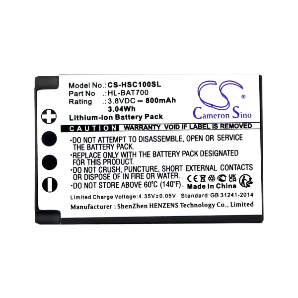 Hollyland Solidcom C1, Solidcom C1 Pro Series Replacement Battery 800mAh / 3.04Wh