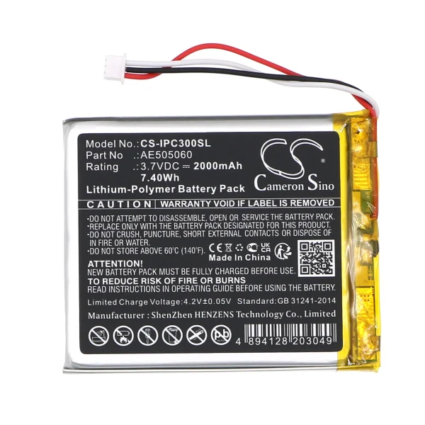 Apple iPod Classic 3rd, iPod Classic 4th Series Replacement Battery 2000mAh / 7.40Wh