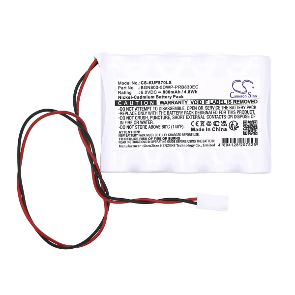 Kaufel 001870, 011110 Series Replacement Battery 800mAh / 4.8Wh