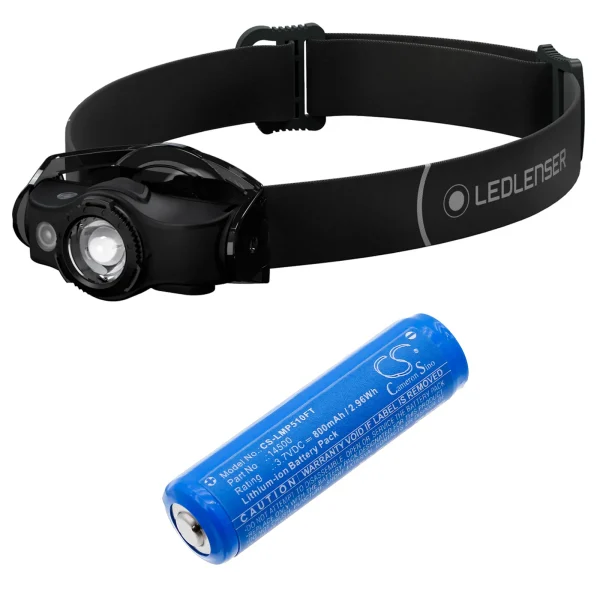 Ledlenser iH5R, MH4, MH5, ML4, P5R Core, P5R Work Series Replacement Battery 800mAh / 2.96Wh - Image 4