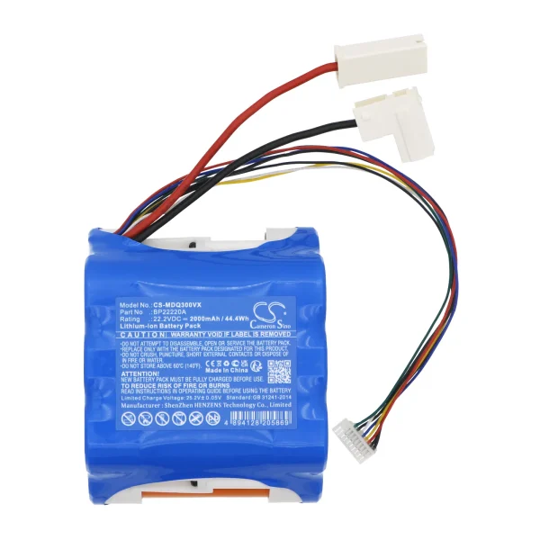 Media Q3, Q3 Lady, Q3 power, Series Replacement Battery 2000mAh / 44.4Wh