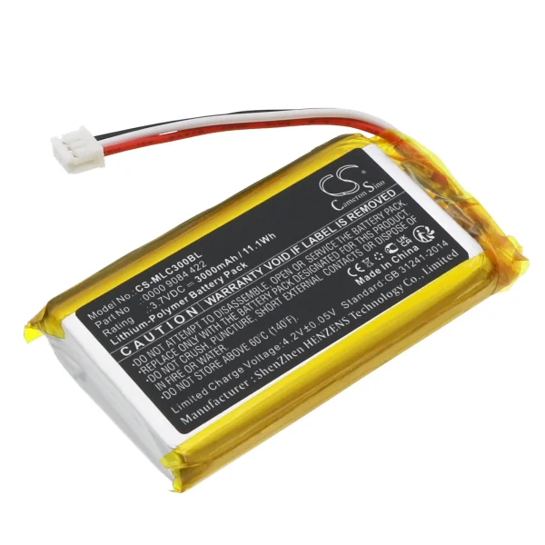 Meiller isar-control, isar-control 3 Series Replacement Battery 3000mAh / 11.10Wh - Image 2