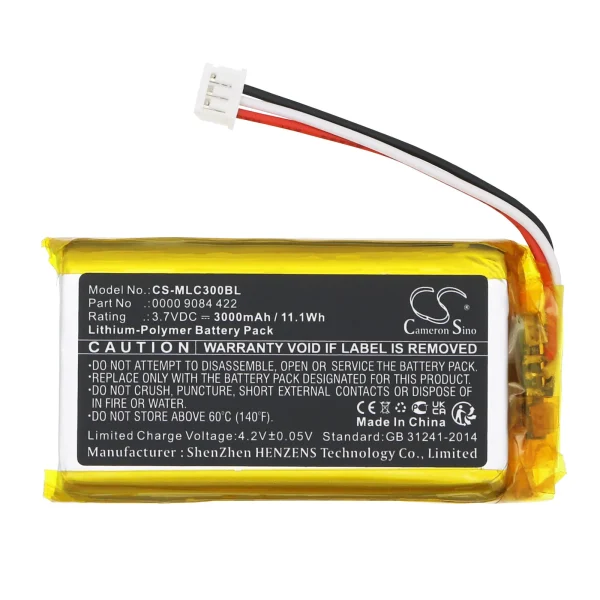 Meiller isar-control, isar-control 3 Series Replacement Battery 3000mAh / 11.10Wh