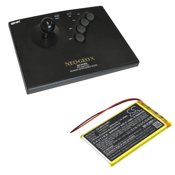 SNK Neo Geo X Gold Handheld Consol Series Replacement Battery 2800mAh / 10.36Wh - Image 5