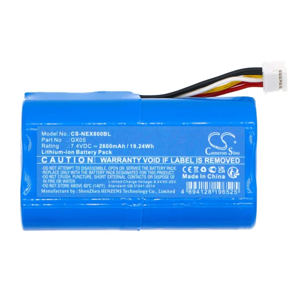 Dejavoo QD2, QD4 Series Replacement Battery 2600mAh / 19.24Wh