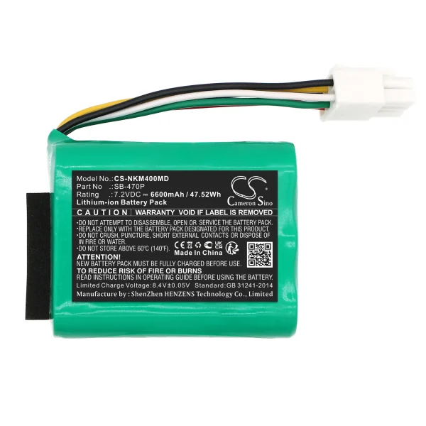 Nihon Kohden PVM-4000, PVM-4761 Series Replacement Battery 6600mAh / 47.52Wh