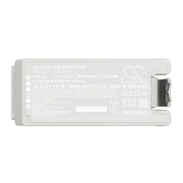 Nihon Kohden EMS-1052, EMS-1052 Defibrillator Series Replacement Battery 5500mAh / 79.20Wh