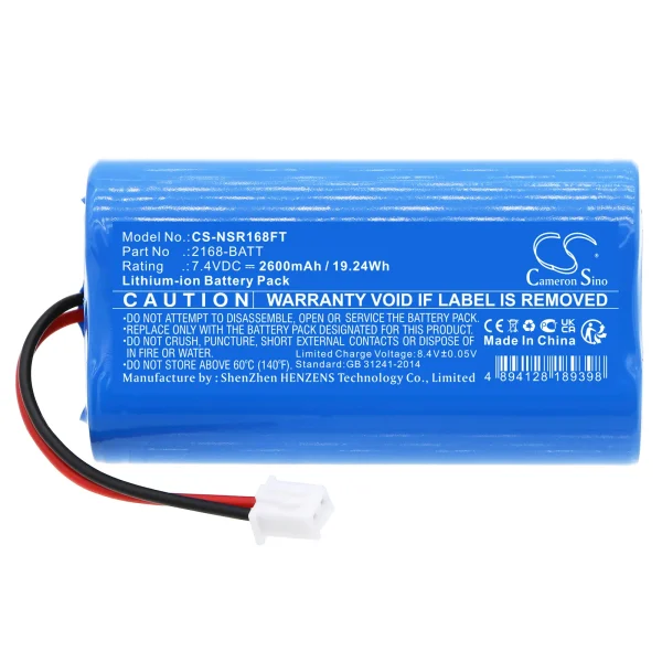 Nightstick NSR-2168 Series Replacement Battery 2600mAh / 19.24Wh