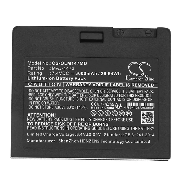 Olympus EndoCapsule RE-1, EndoCapsule VE-1 Series Replacement Battery 3600mAh / 26.64Wh