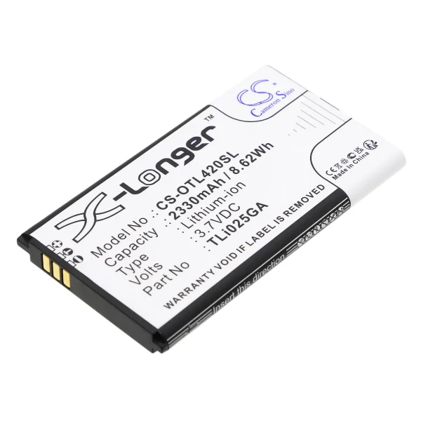 Alcatel Link Zone, MW42LM Series Replacement Battery 2330mAh / 8.62Wh - Image 3