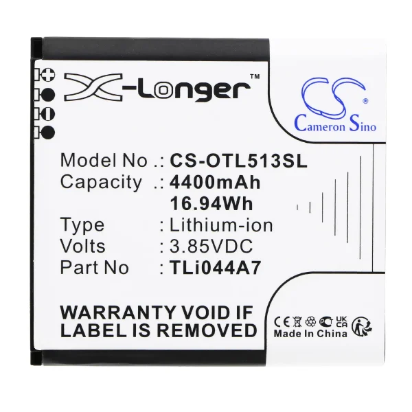 Alcatel Link Zone 5G UW, MW513U Series Replacement Battery 4400mAh / 16.94Wh