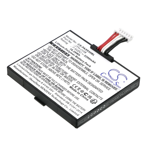 Pax A910, A930 Series Replacement Battery 2200mAh / 16.28Wh - Image 2