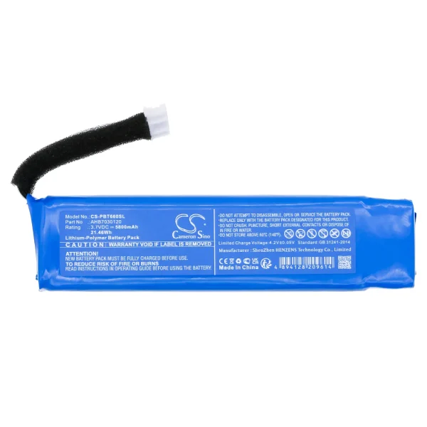 Philips BT6600, BT6600B Series Replacement Battery 5800mAh / 21.46Wh