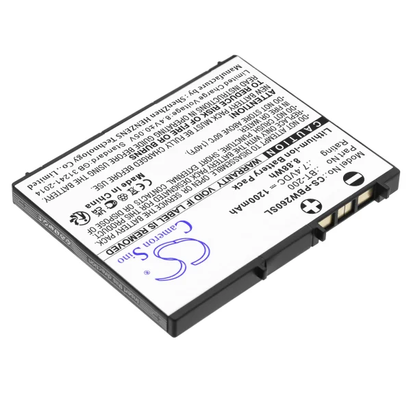 Brother MW-260 Series Replacement Battery 1200mAh / 8.88Wh - Image 3