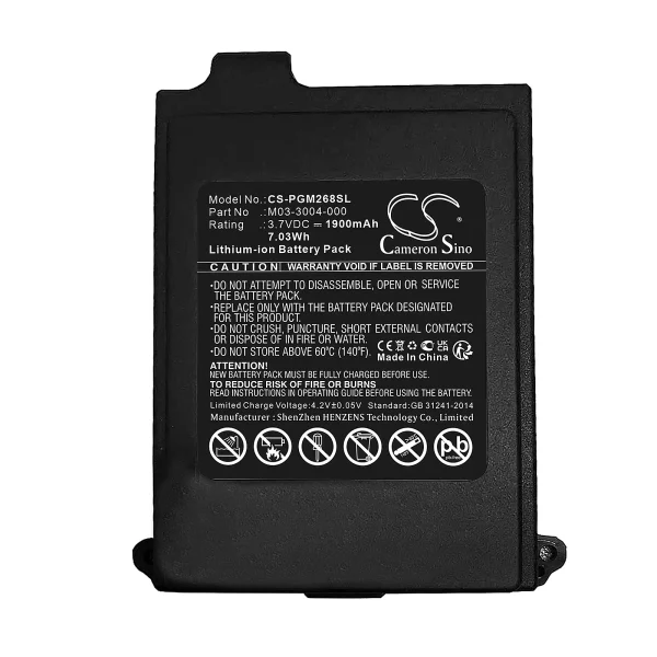 FARO 3D Laser Scanner, M70, S150, S350, S70 Series Replacement Battery 6400mAh / 92.16Wh - Image 2