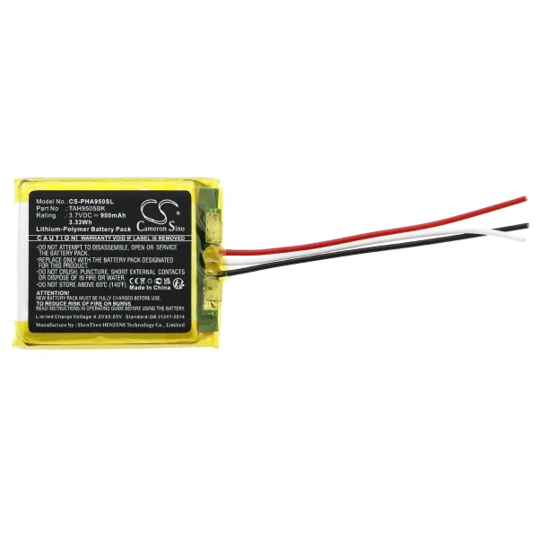 Philips TAH9505BK Series Replacement Battery 900mAh / 3.33Wh