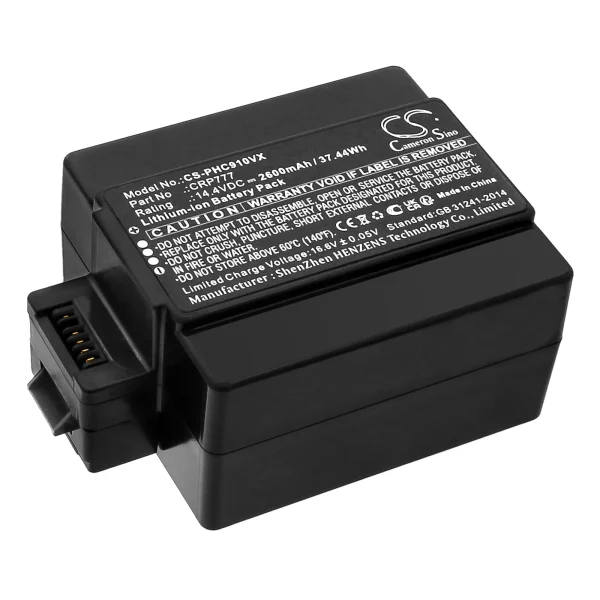 Philips CRP777, CRP777/01, CRP781, FC9910/01/A, HomeRun FC9910, HomeRun FC9910/01/B Series Replacement Battery 2600mAh / 37.44Wh - Image 2