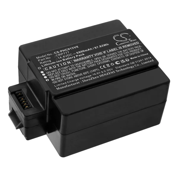 Philips CRP777, CRP777/01, CRP781, FC9910/01/A, HomeRun FC9910, HomeRun FC9910/01/B Series Replacement Battery 6800mAh / 97.92Wh - Image 2