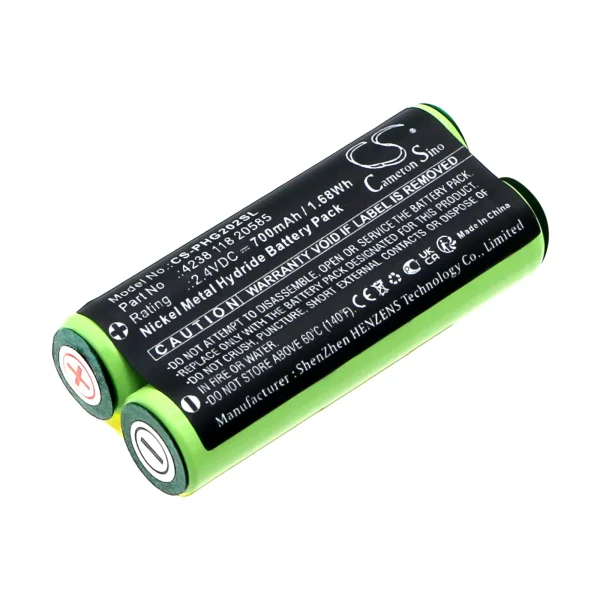 Philips  Norelco BG2028, XA2029 Body Groomer Series Replacement Battery 700mAh / 1.68Wh - Image 2