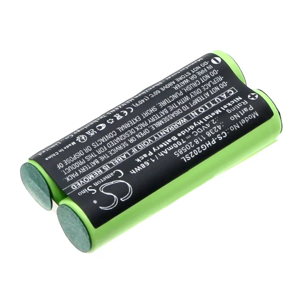 Philips  Norelco BG2028, XA2029 Body Groomer Series Replacement Battery 700mAh / 1.68Wh - Image 3