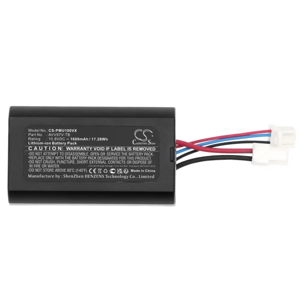 Panasonic MC-SBU1F-G, MC-SBU1F-H, MC-SBU1F-R Series Replacement Battery 1600mAh / 17.28Wh