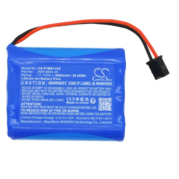 PUPPYOO V-M611, V-M611A Series Replacement Battery 2600mAh / 28.86Wh