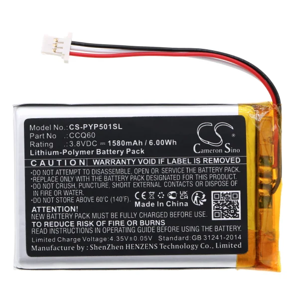 Poynt 5, M2W3140A, P0501 Series Replacement Battery 1580mAh / 6.00Wh