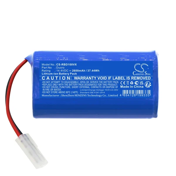 Robzone Duoro, Duoro Profi Series Replacement Battery 2600mAh / 37.44Wh