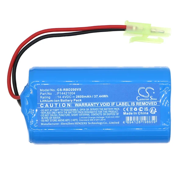 Sauber LX9 Series Replacement Battery 2600mAh / 37.44Wh