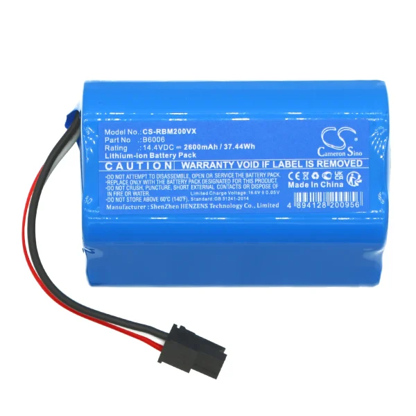 Robzone Moppy 2.0, Moppy 2.0 Profi Series Replacement Battery 2600mAh / 37.44Wh